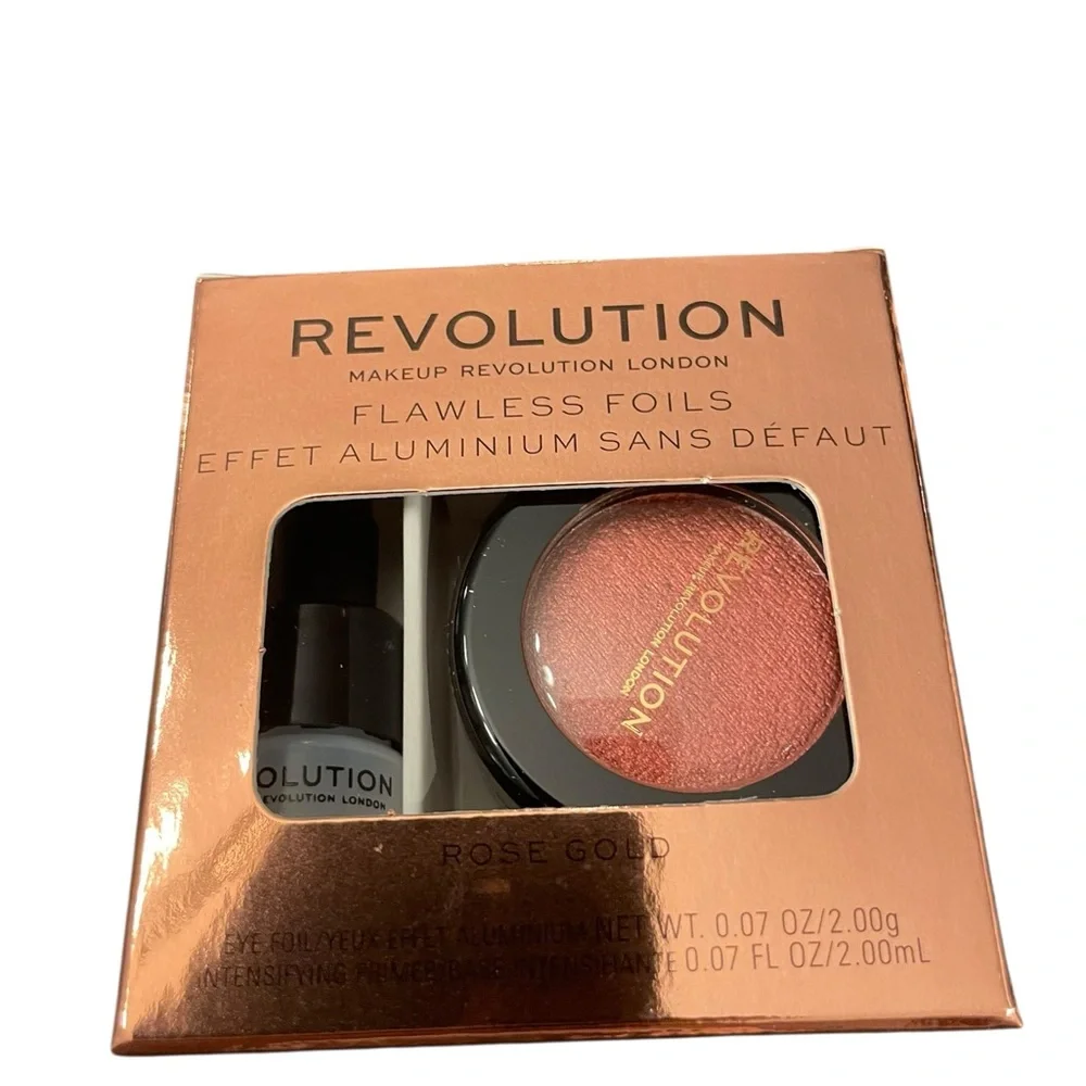 REVOLUTION Flawless Foils Eye Foil Intensifying Primer Metallic New‎ Rose Gold